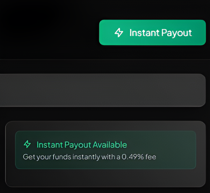 Instant Payout Dashboard